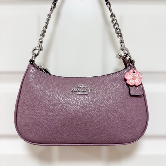 Coach Handbags - Coach Teri Refined Pebbled Leather Convertible Shoulder Bag NWT